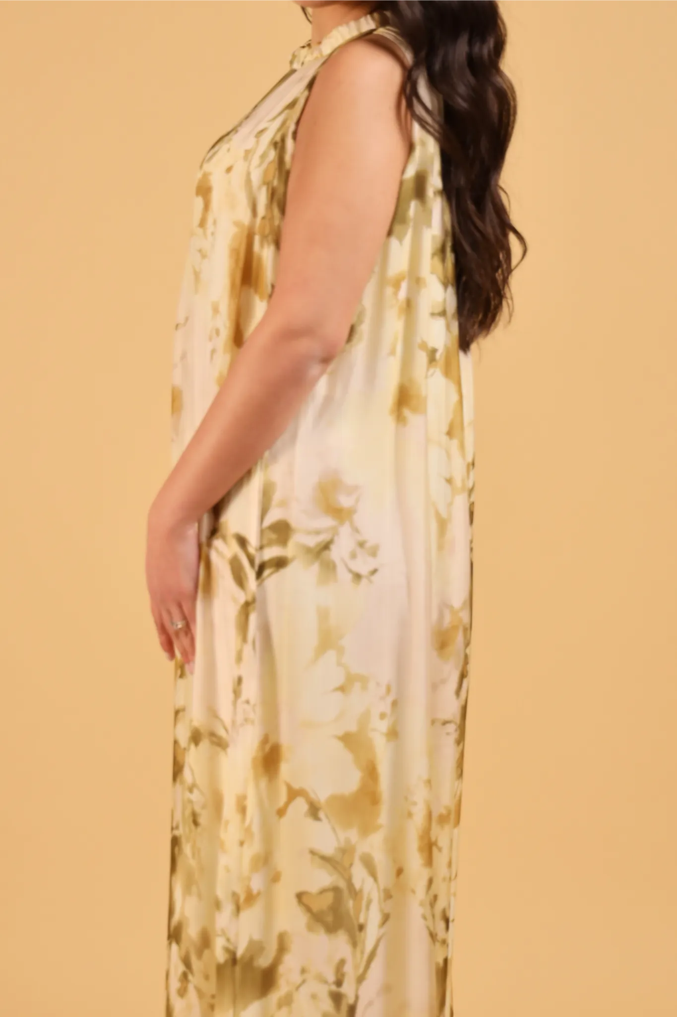 MAISON REBECCA-JUMPSUIT YELLOW FLOWER