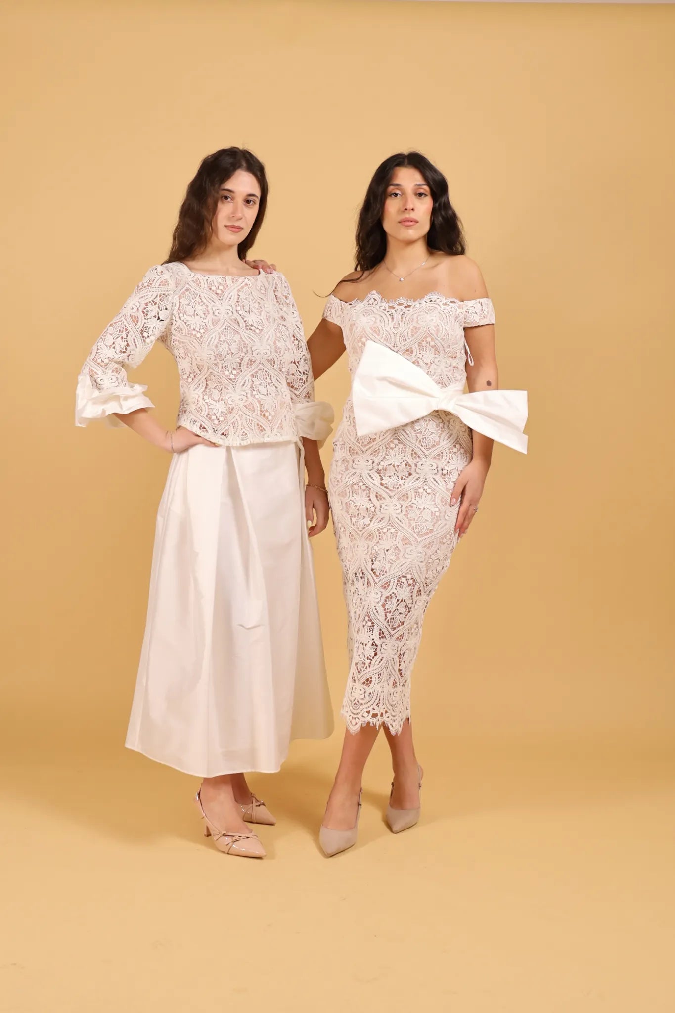 MAISON REBECCA-COMPLETO WHITE MACRAMè