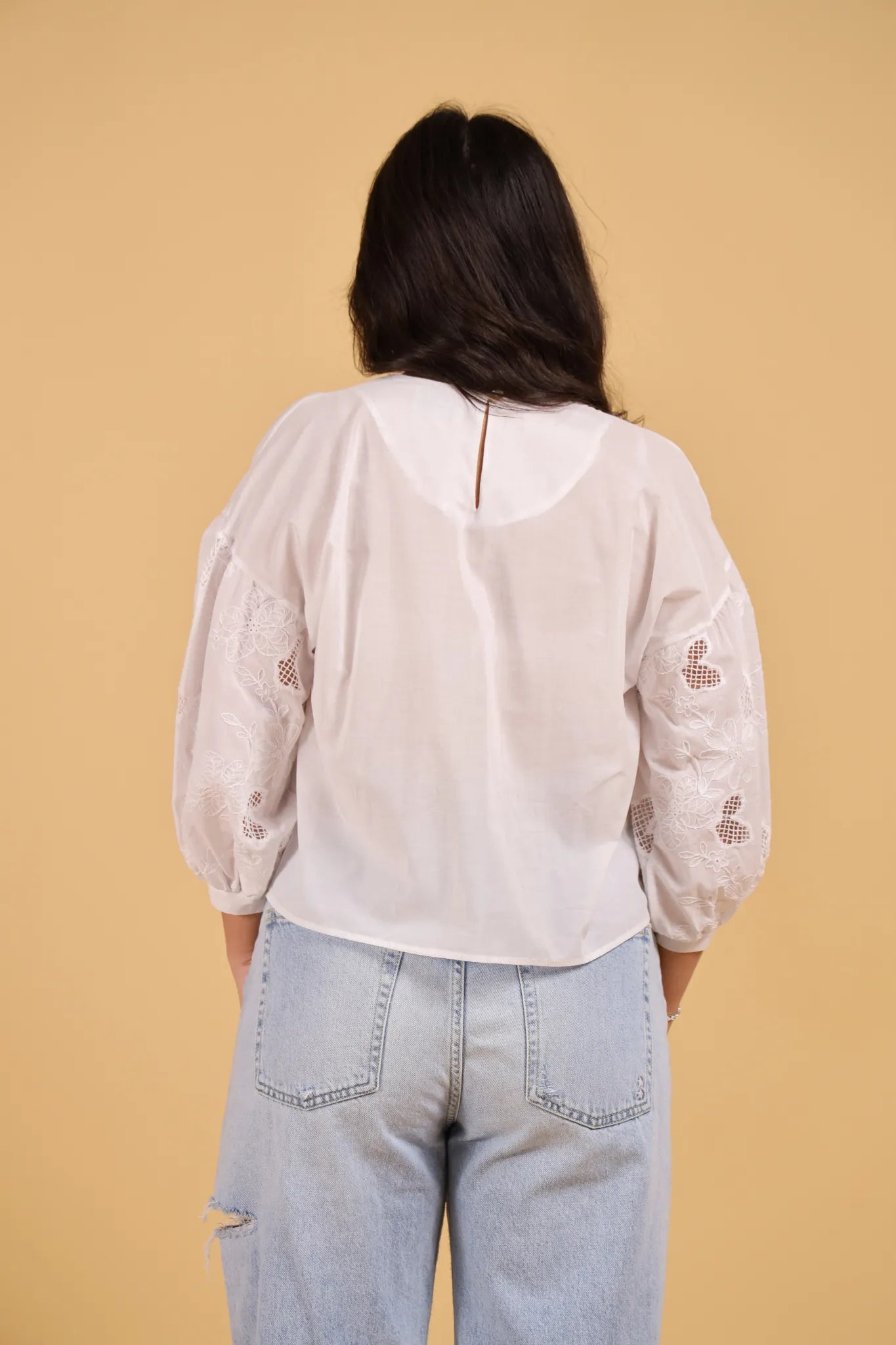 ATOS LOMBRDINI-CHEMISE MANICA SANGALLO WHITE