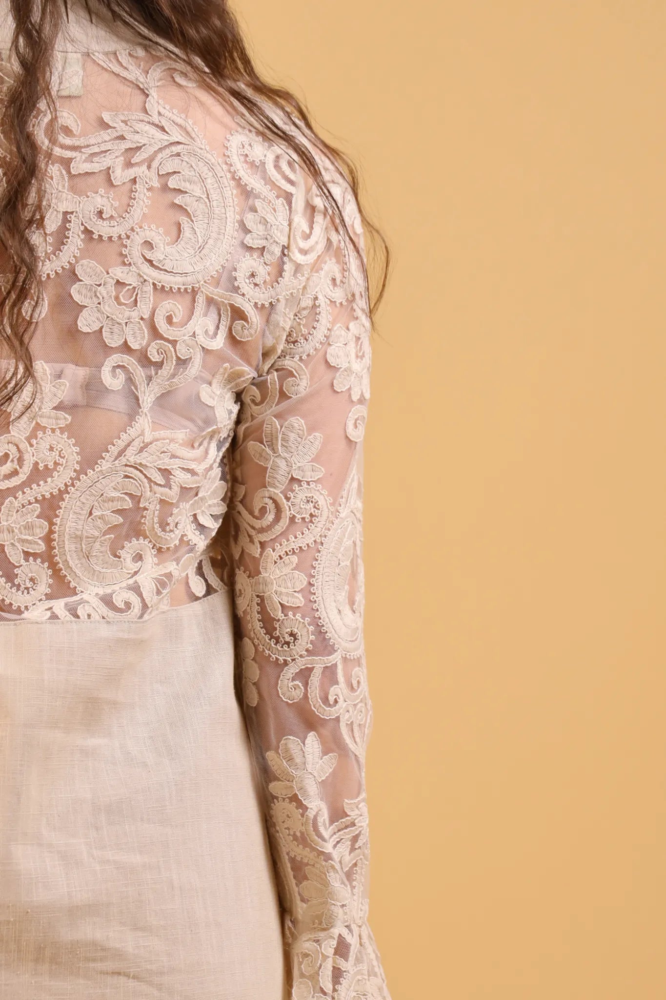 AMOSA-ABITO MACRAMè BEIGE