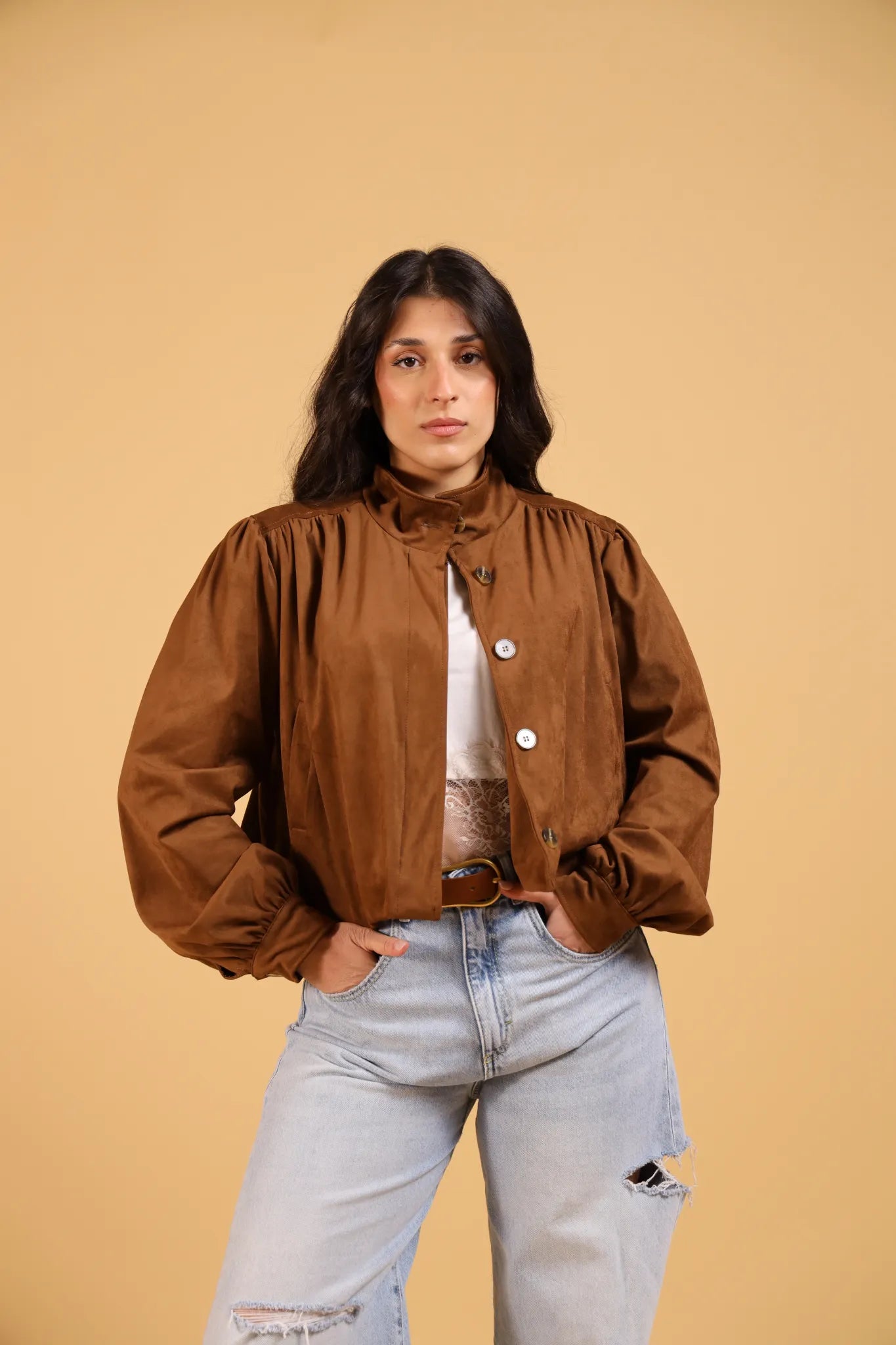DELLE-GIACCA SUEDE