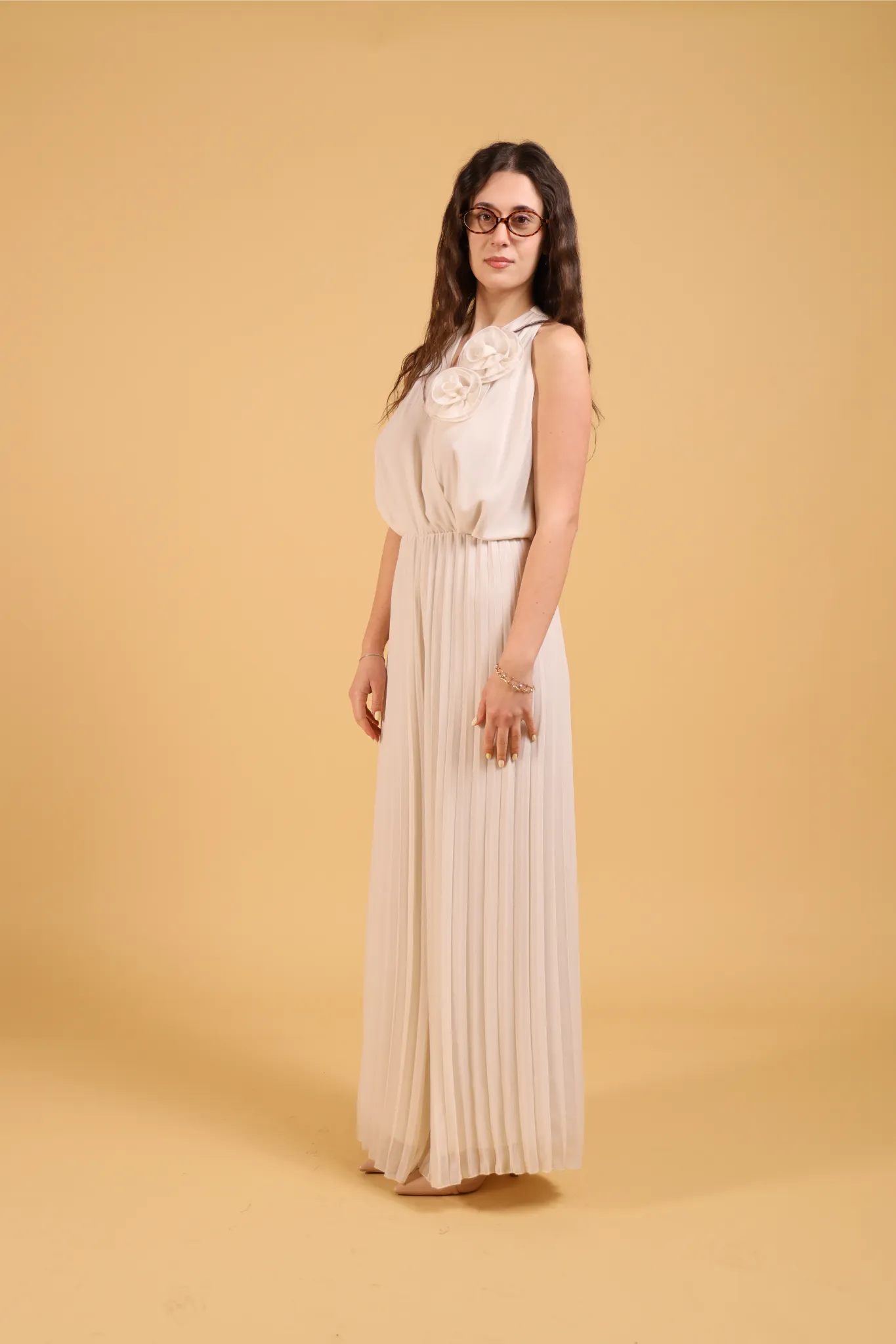MAISON REBECCA-JUMPSUIT  ROSE PLISSE&