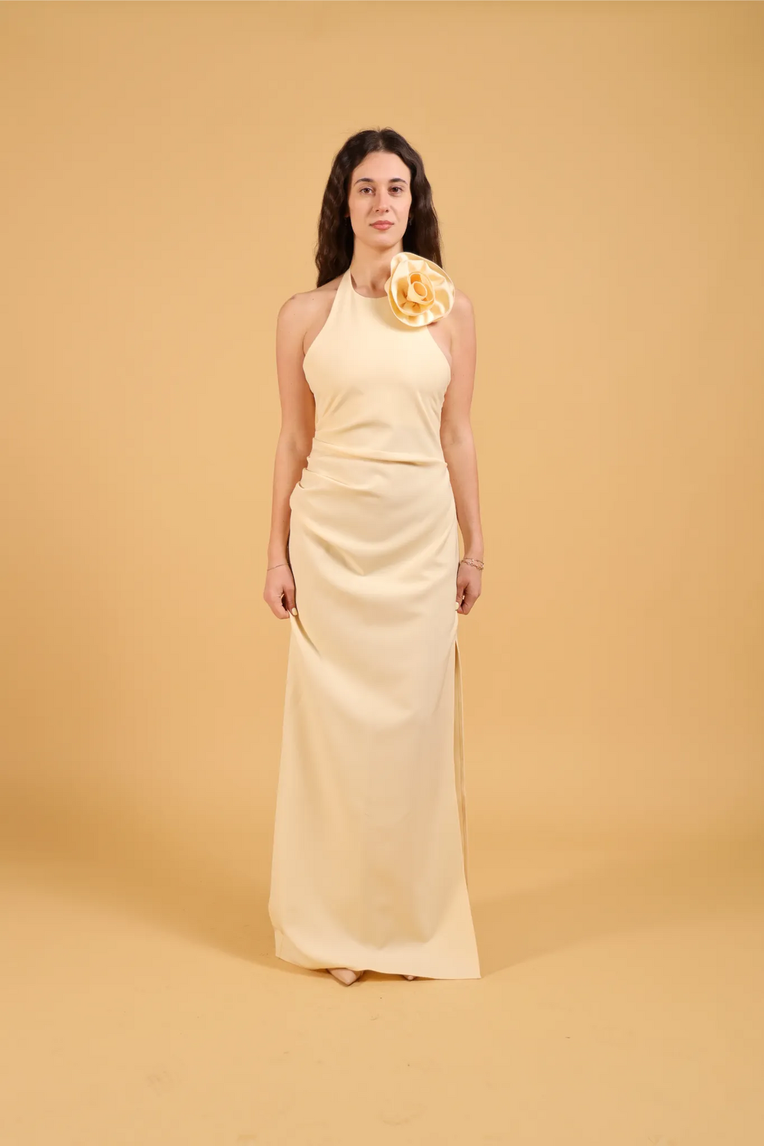 MAISON REBECCA-ABITO LUNGO MARGARET GIALLO