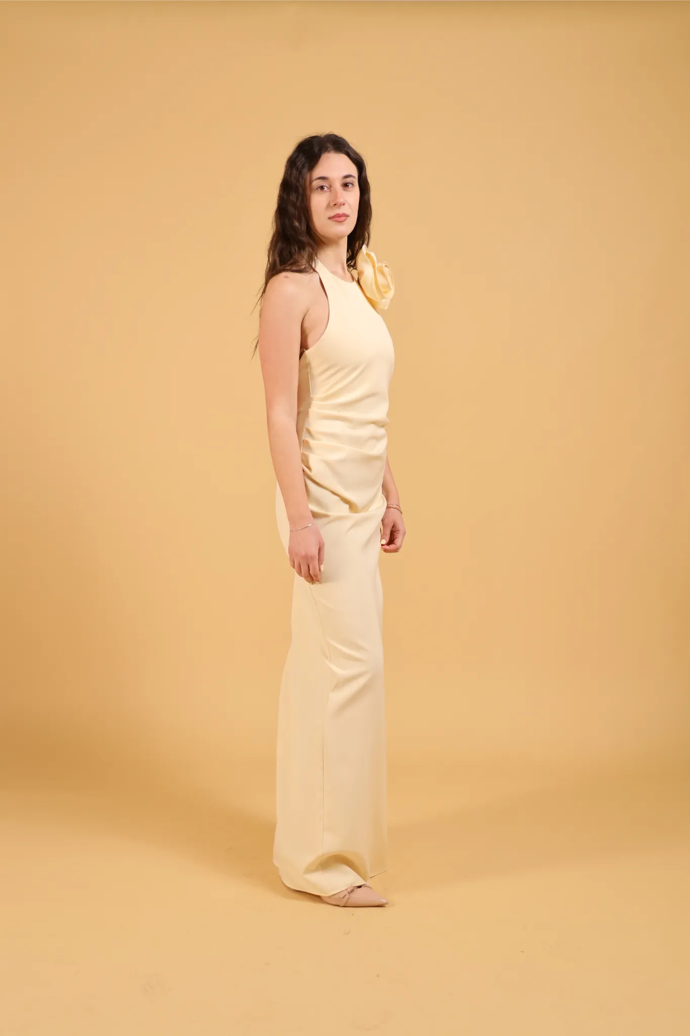 MAISON REBECCA-ABITO LUNGO MARGARET GIALLO