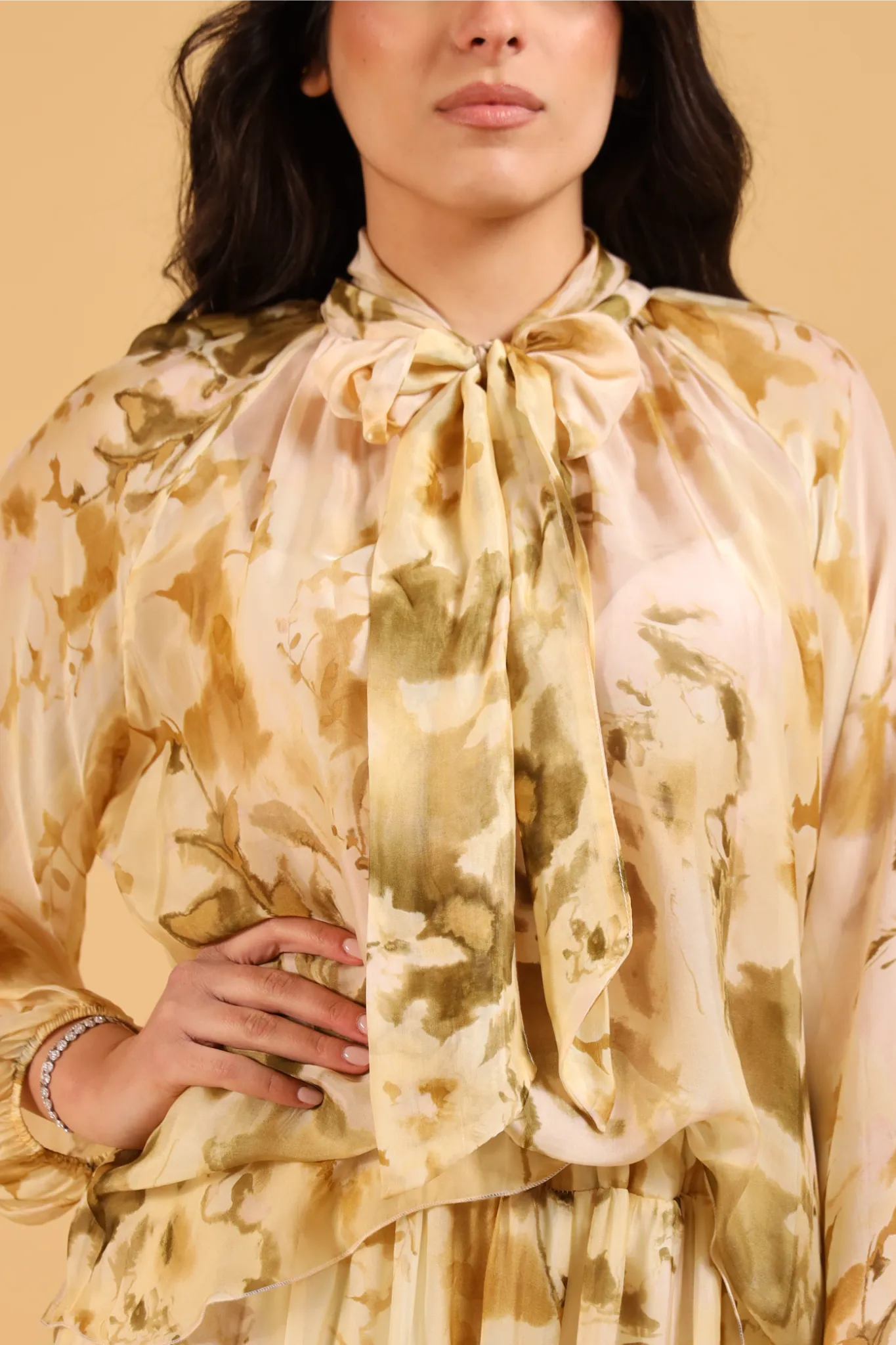 MAISON REBECCA-COORDINATO YELLOW FLOWER