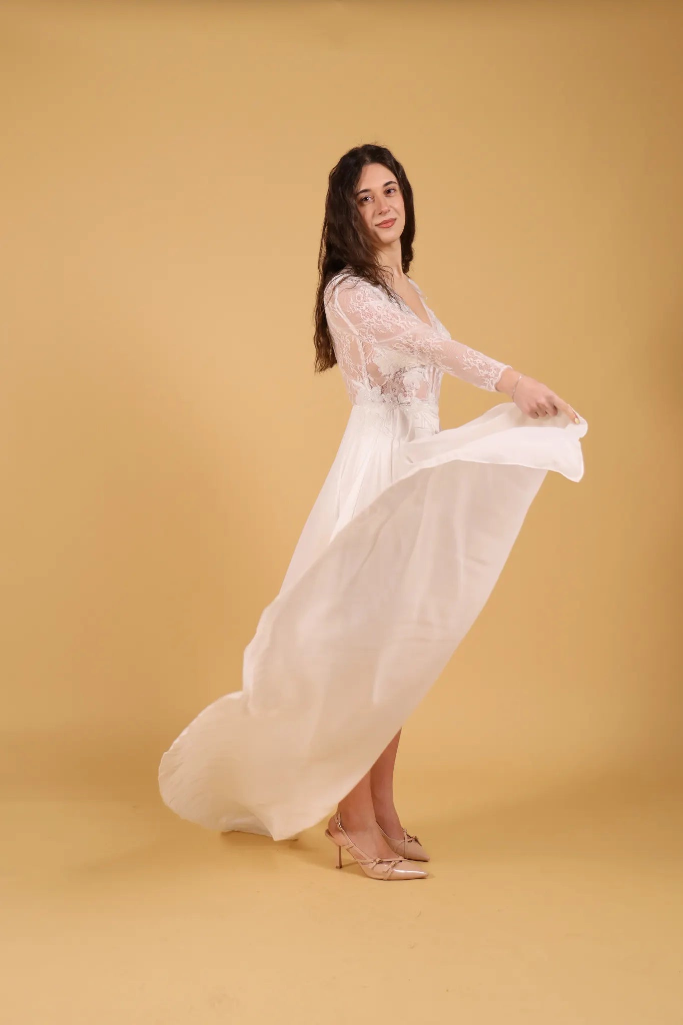 MAISON REBECCA-ABITO WHITE CORTO