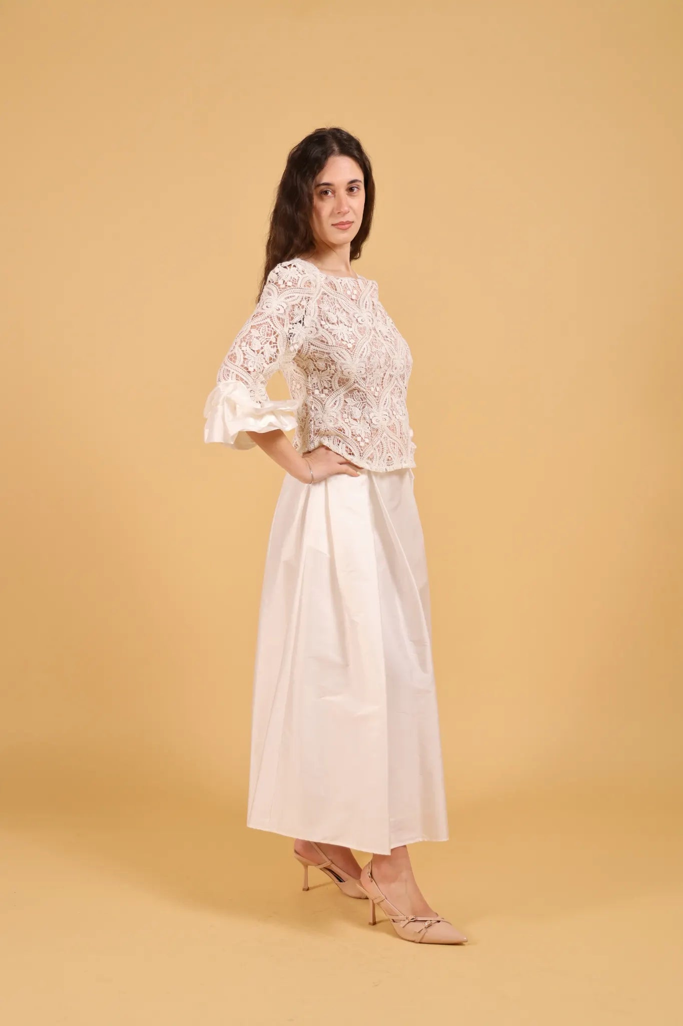MAISON REBECCA-COMPLETO  WHITE MACRAMè