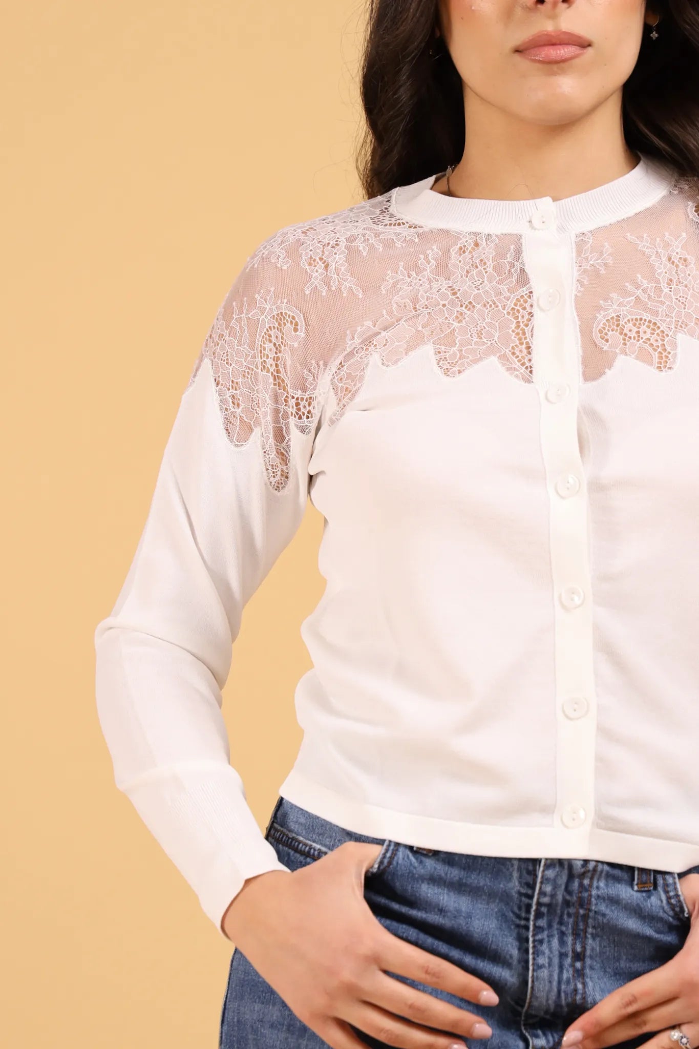 SANDà-MAGLIA AMBER WHITE