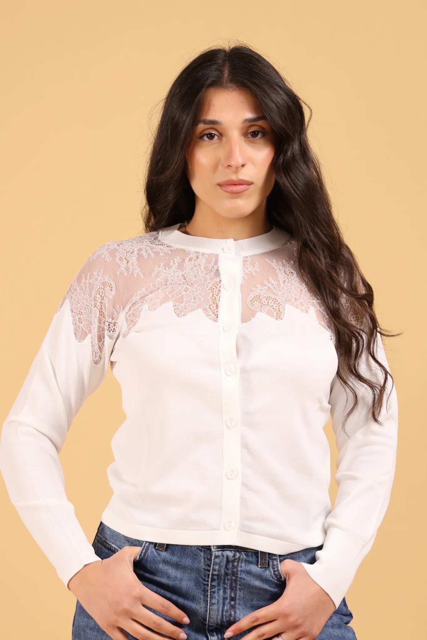 SANDà-MAGLIA AMBER WHITE