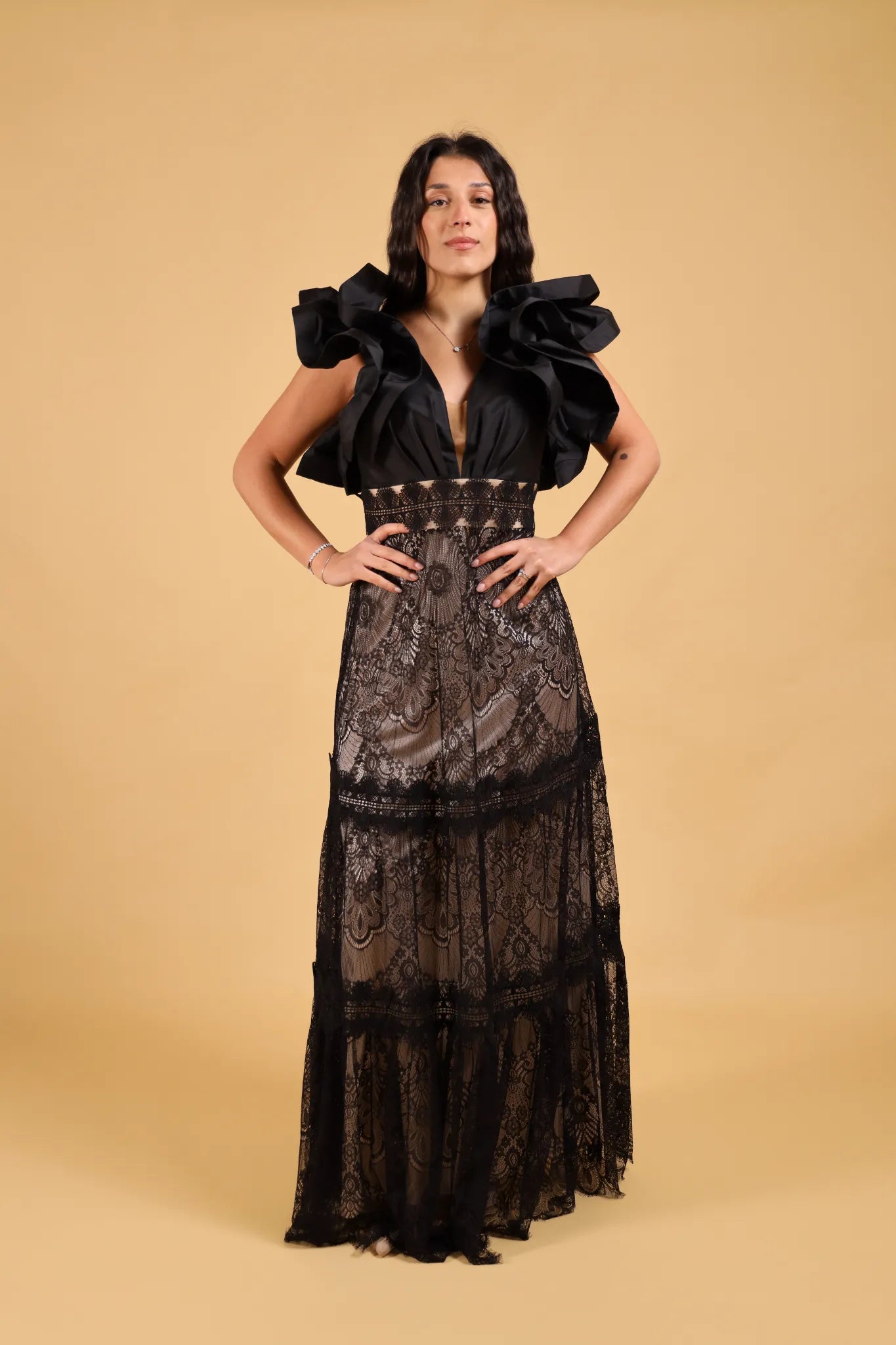 MAISON REBECCA-ABITO ROUGE PIZZO