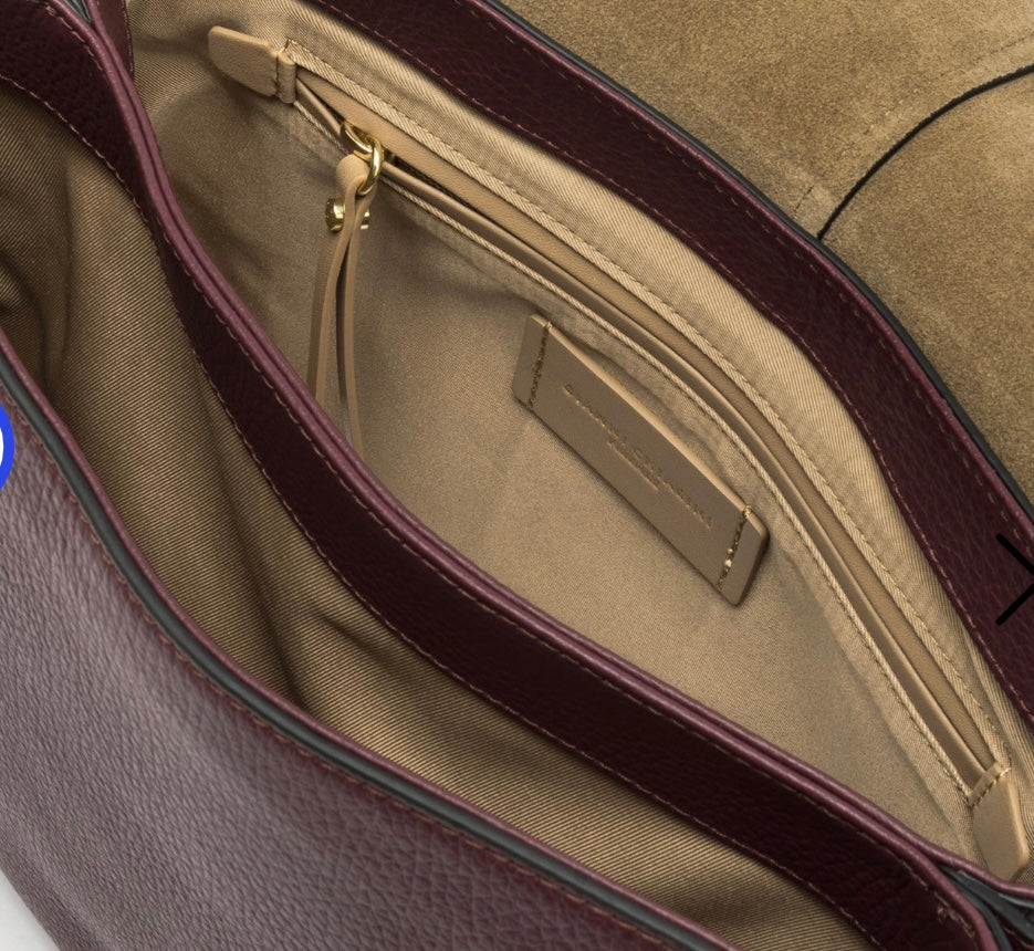 Borsa Helena Round Bordeaux
