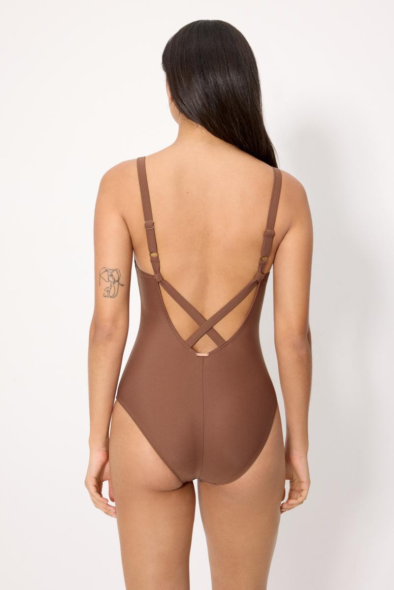 YSABEL-COSTUME INTERO NODO ORO MARRONE